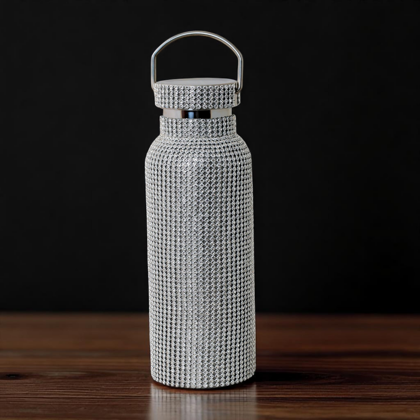 Rubic Cube Silver Handle Bottle