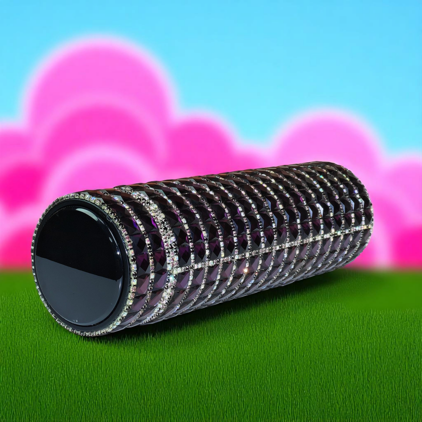 Strip Zinger Stainless Purple Bottle