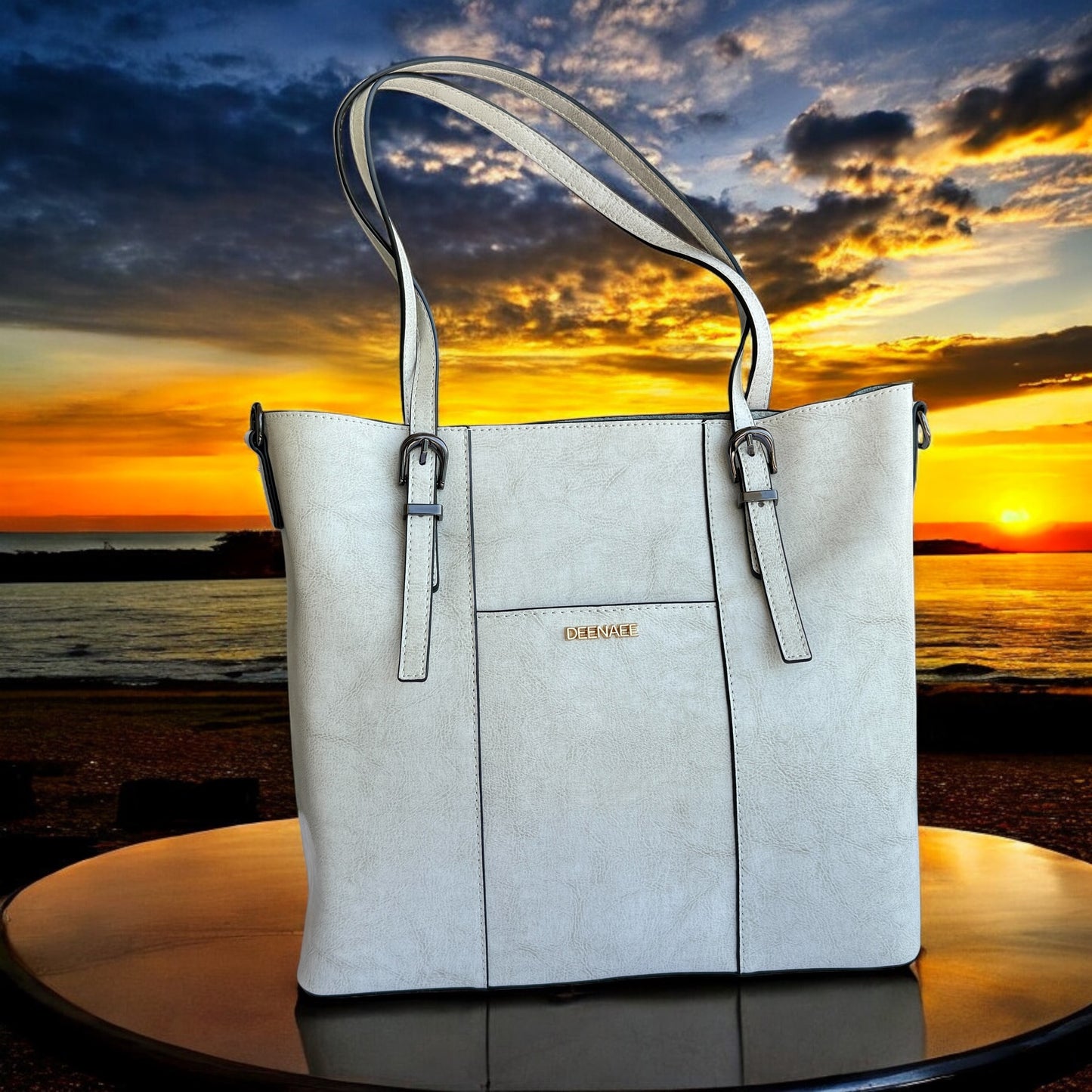 Elegant Leather Tote Bag