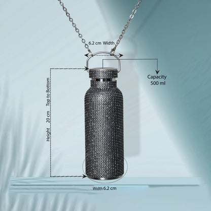 Rubic Cube Black Handle Bottle