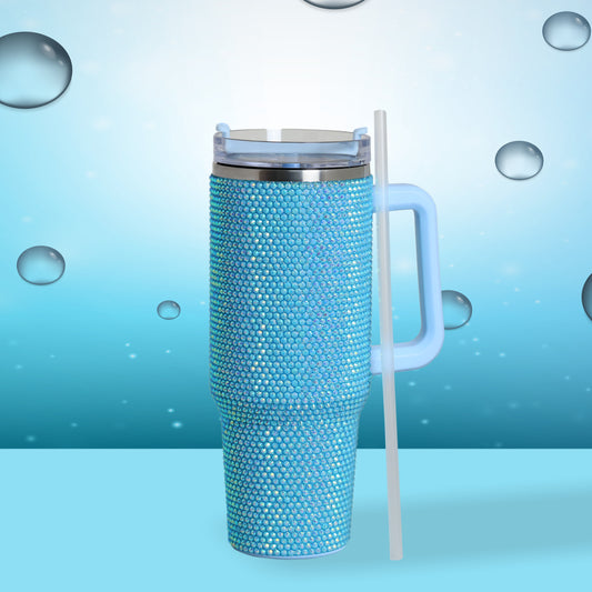 Rhiney Shiney Stainless Steel Blue Tumbler