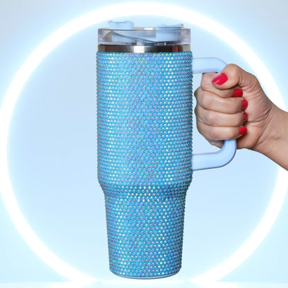 Rhiney Shiney Stainless Steel Blue Tumbler