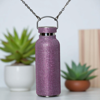 Rubic Cube  Purple Handle Bottle