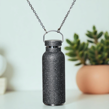 Rubic Cube Black Handle Bottle