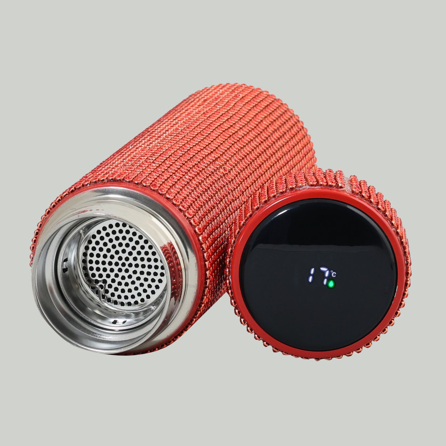 Metallica Red Stainless Steel Temperature Bottle