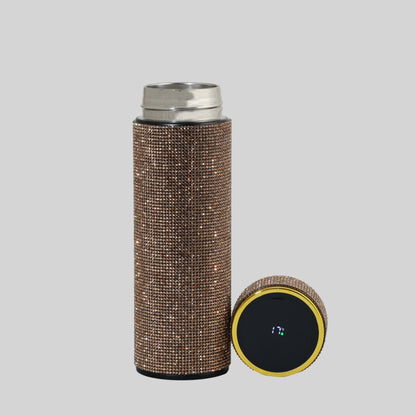 Hazzle Dazzle Stainless Steel Rose Gold Temperature Bottle