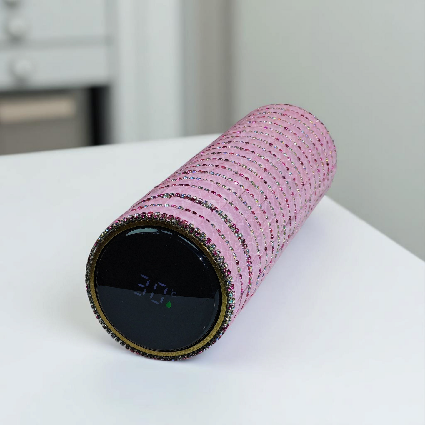 Strip Zinger Stainless Pink Bottle
