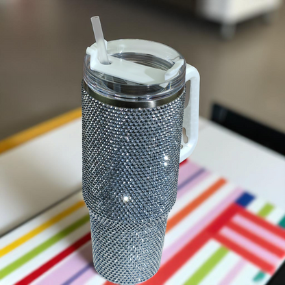 Rhiney Shiney Stainless Steel Silver Tumbler