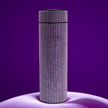Hazzle Dazzle Stainless Steel Purple Temperature Bottle