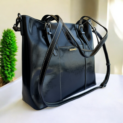 Elegant Leather Tote Bag