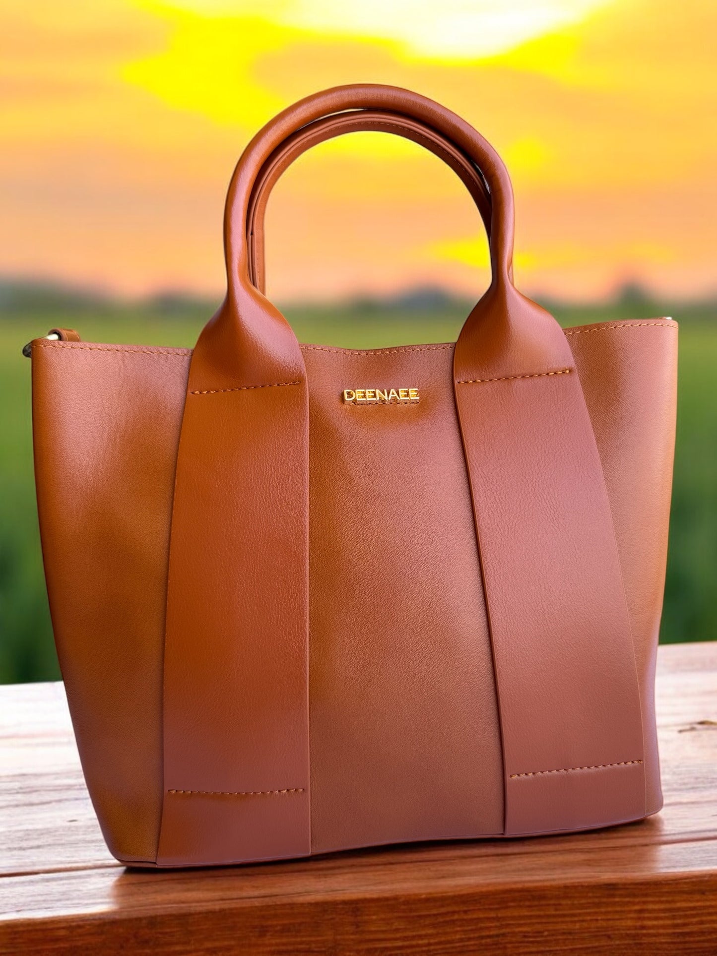 Parsley Pure Leather Tote Bag