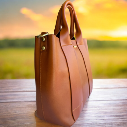 Parsley Pure Leather Tote Bag