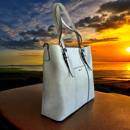 Elegant Leather Tote Bag