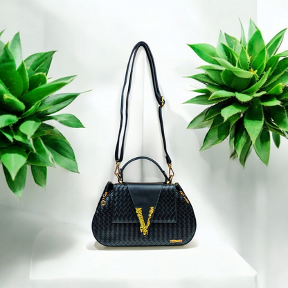 V Tron Leatherette Bag