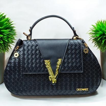 V Tron Leatherette Bag