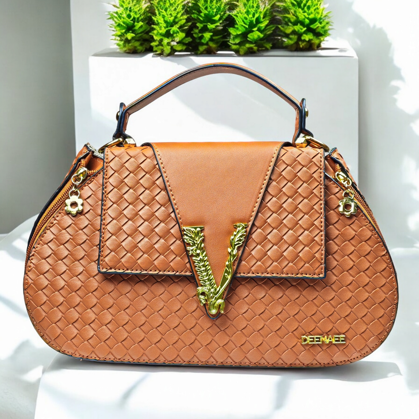 V Tron Leatherette Bag